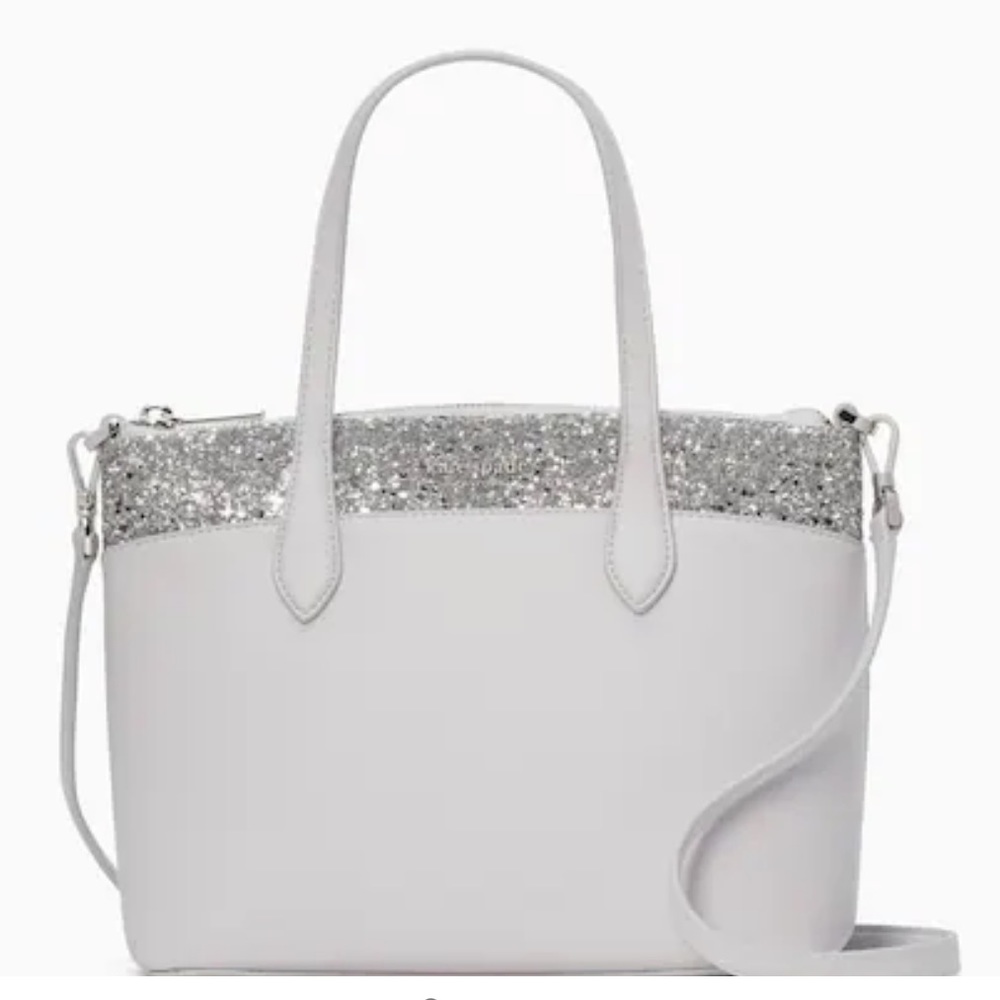 NWT Kate Spade Flash Glitter Satchel Purse